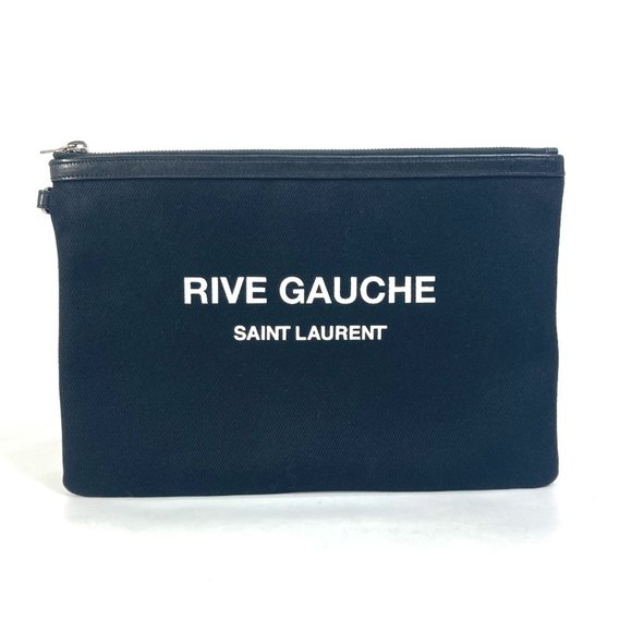 SAINT LAURENT Saint Laurent Paris 581369 RIVE GAUCHE Pouch Bicolor